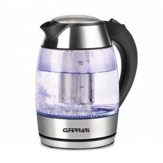 Bouilloire électrique G3Ferrari BolleBlu 1,8 L 2200 W verre inox noir