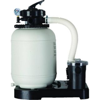 Piscine Gre KIT500W ovale 14550L bois filtration échelle bâche