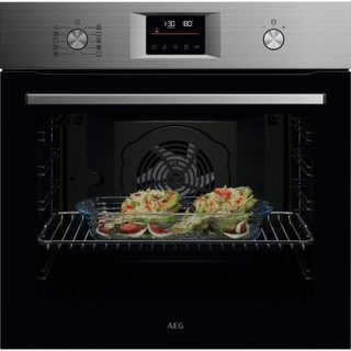 Four électrique AEG Series 5000 TU5PB43SM 72L Noir/Inox pyrolyse multifonction