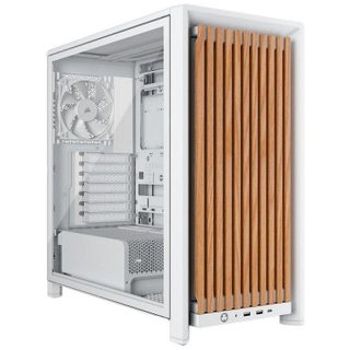 Corsair FRAME 4000D WOOD RS chêne, semi-tour, modulaire, 4 ventilateurs