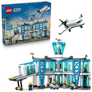 Jeu de construction LEGO 60502 City Aéroport avec avion et 9 figurines
