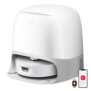 Aspirateur Robot et Laveur Roborock Qrevo Curv 2 Flow avec Vidage Automatique Navigation LiDAR 20.000 Pa IA