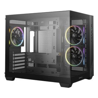 deepcool Boîtier Micro-ATX DeepCool CG330 3F Verre Trempé 3 Ventilateurs ARGB
