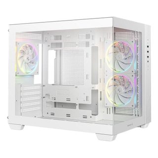 deepcool Boîtier DeepCool CG330 3F WH Micro-ATX Verre Trempé ARGB