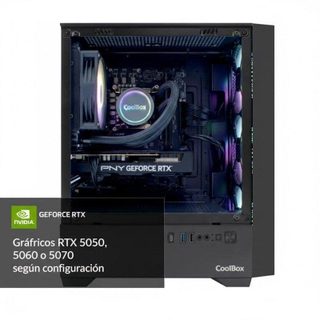 PC de bureau Deep Gaming Raptor Intel Core i5-12400F 32GB 1TB SSD RTX 5050 Windows 11 Pro WiFi6