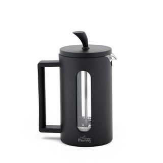 Cafetière à piston Any Morning Espresso 600 ml acier inoxydable verre noir