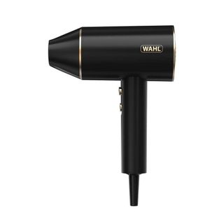 Sèche-cheveux Ionique Wahl Ionic Flow 2100W 2 Températures 2 Vitesses avec Diffuseur Noir Or