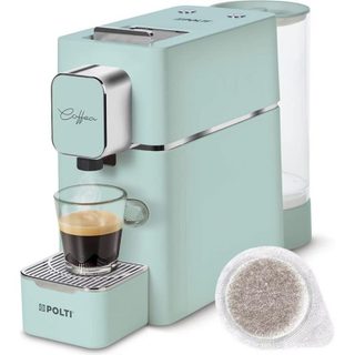 Cafetière à capsules Polti Coffea S15G 0,85L 19 Bars température réglable verte