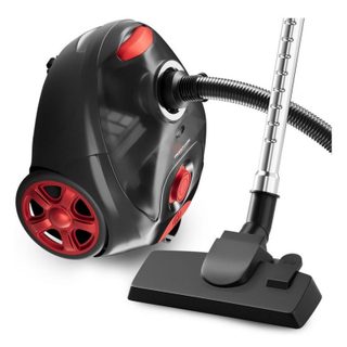Aspirateur avec Sac ProfiCare PC-BS 3141 700W Filtre HEPA Capacité 4,5L Antracite Rouge