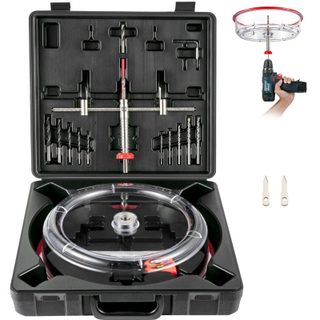 Kit scie cloche réglable FJKKQ-40-200 avec récupérateur de poussière 40-200 mm