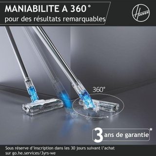 Aspirateur sans Fil Hoover HF410P 240W 30min Anti-enchevêtrement Animaux 0,4L Vert