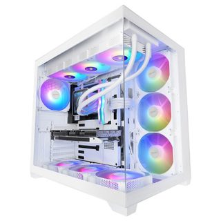 Mars Gaming Boîtier ATX Mars Gaming MCV5 Verre Trempé 4x Ventilateurs ARGB