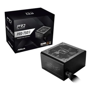 ASRock Fuente de Alimentación Asrock PRO-750B 750W Certificación 80 PLUS Bronze active