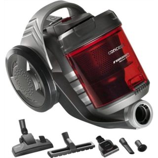 Aspirateur sans Sac Concept VP5150 800W HEPA 13 2L Gris Rouge