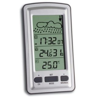 Station météorologique TFA 35.1079 Argent Prédiction Temps Hygrométrie