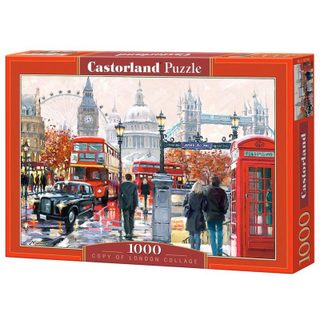 Puzzle Castorland London Collage 1000 pieces carton adulte ville