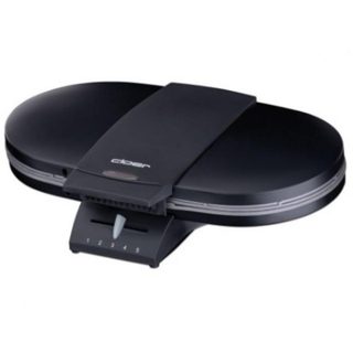 Gaufrier CLOER 1320 Noir 1200 W 2 coeurs antiadhésif