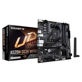 Gigabyte A520M DS3H WIFI6E AMD A520 AM4 DDR4 Micro ATX WiFi 6E Bluetooth 5.3