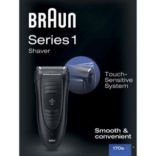 Rasoir Visage Braun Series 1 170 Secteur Sec et Mouille Recoupeur Precision Lavable
