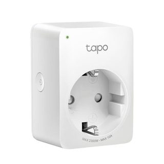 Prise intelligente TP-Link Tapo P100 Wi-Fi Statistiques de consommation et Commande vocale, Programmation d'horaires
