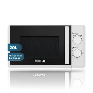Microondas Hyundai HMC207W00 20L 700W Base Céramique Contrôle Manuel