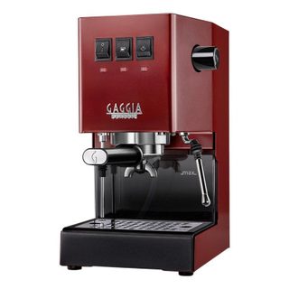 Cafetière expresso Gaggia E24 2,1L 15 bars 1200W rouge avec buse vapeur
