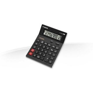 Calculatrice Canon AS-2200 12 chiffres écran inclinable solaire batterie noir
