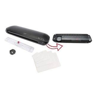Plastifieuse Olympia 3138 33 cm 400 mm/min Froid Chaud Noir