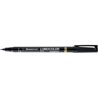 Marqueur permanent Staedtler 313-2 Noir rechargeable pointe ronde