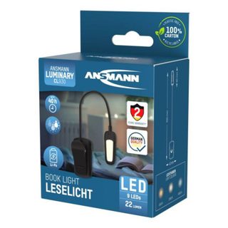 Ansmann Lampe de chevet LED BOOK LIGHT, rechargeable