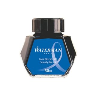 Encre Waterman S0110720 Bleu 50 ml pour stylo plume