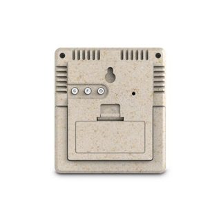 Hama Ponza Thermo-hygromètre intérieur numérique 00222227, boîtier PLA et paille de blé, piles incluses