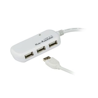 Hub Aten 4 ports 480 Mbit/s USB 2.0 modèle UE2120H Extension 12 m