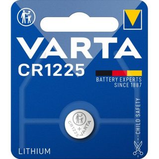 Pile bouton Varta CR1225 Lithium 3V 48 mAh 1 piece Blister