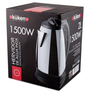 Tetera eléctrica KUKEN 33670 2 L 1500 W Noir Acier inoxydable