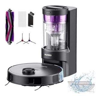 Aspirateur Robot et Laveur Eureka Nere10s avec Vidage Automatique Navigation LiDAR 4000 Pa