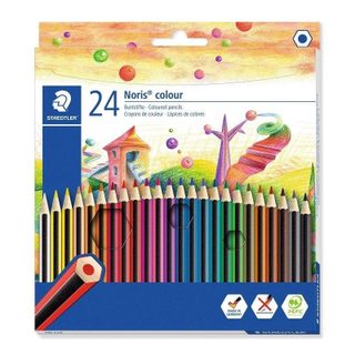 Staedtler Noris Colour 185 Pochette de 24 crayons de couleur