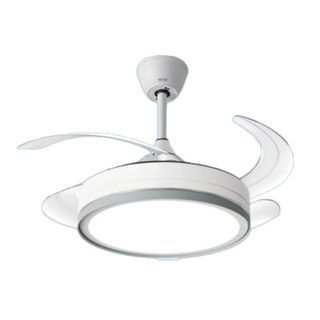 Ventilateur de Plafond HTW VT-33RET2 32W 6 Vitesses Télécommande LED Silencieux