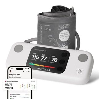 Tensiomètre Connecté Withings BPM Vision Blanc ECG Écran 2,8" Détection Fibrillation