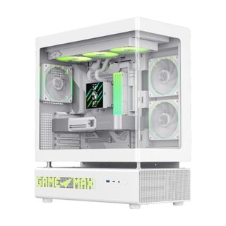 gamemax N90 WH Midi Tower ATX Verre Trempé Mesh