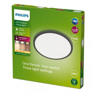 Philips Plafonnier LED SuperSlim 15W IP54 pour extérieur