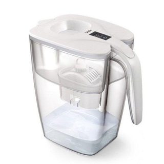 Jarre Filtrante Laica Milan J81 XXL 3,7 L Blanc avec Minuterie Analogique