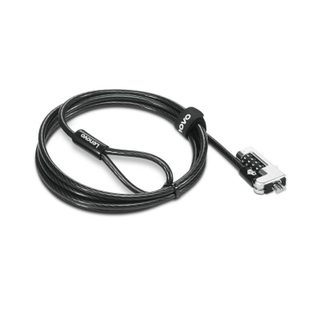 Câble antivol Lenovo 4XE1F30277 1,8 m Cadenas à combinaison Noir