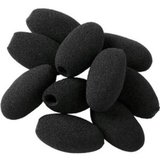 Jabra BIZ2300 BIZ2400II avec bonnettes anti-vent en mousse noire