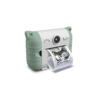 Caméra numérique pour enfants KIDYWOLF Kidyprint Vert et Blanc
