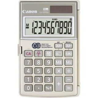 Calculatrice de poche Canon LS-10TEG 10 chiffres gris