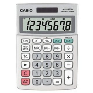 Calculatrice de bureau Casio MS-88ECO 8 chiffres