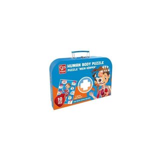Puzzle Éducatif Hape Cœur Humain 60 Pièces Organos 3D et Poster Multilingue