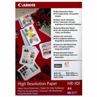 Papier pour imprimante à jet d'encre Canon HR-101 A4 110 g/m² 50 feuilles