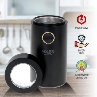 Triturador Adler AD 4446bg 75 g 150 W Noir
